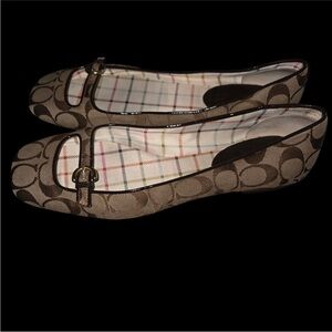 Coach Ellyse Ballerina Block Flats sz 11